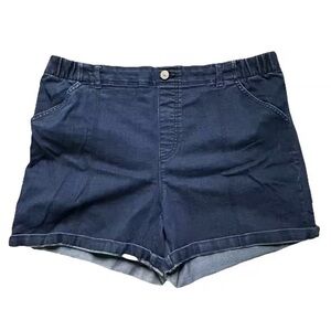 Gloria Vanderbilt Dark Blue Jean Shorts